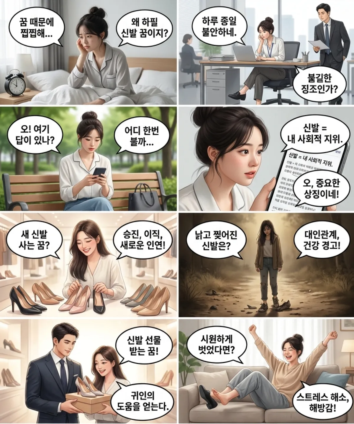 신발 꿈이 가지는 근본적인 상징성