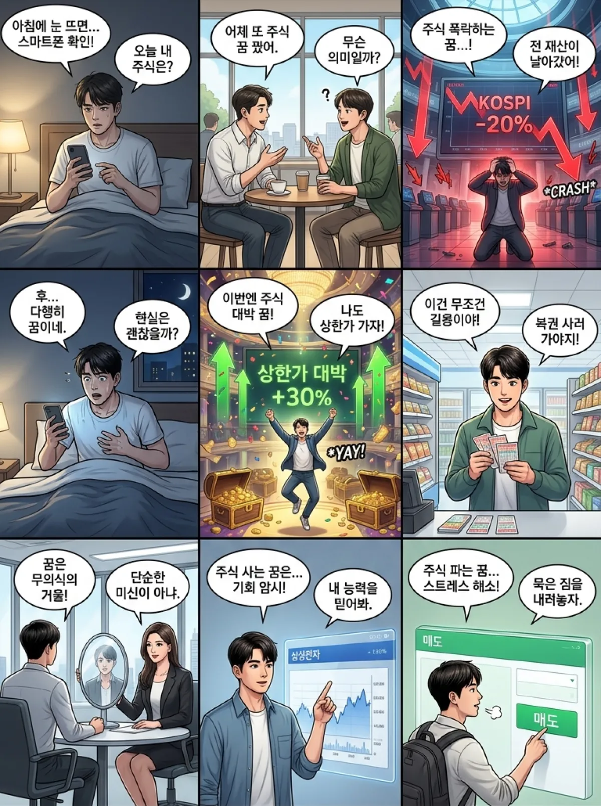 주식 꿈해몽의 기본 원리와 심리학적 의미