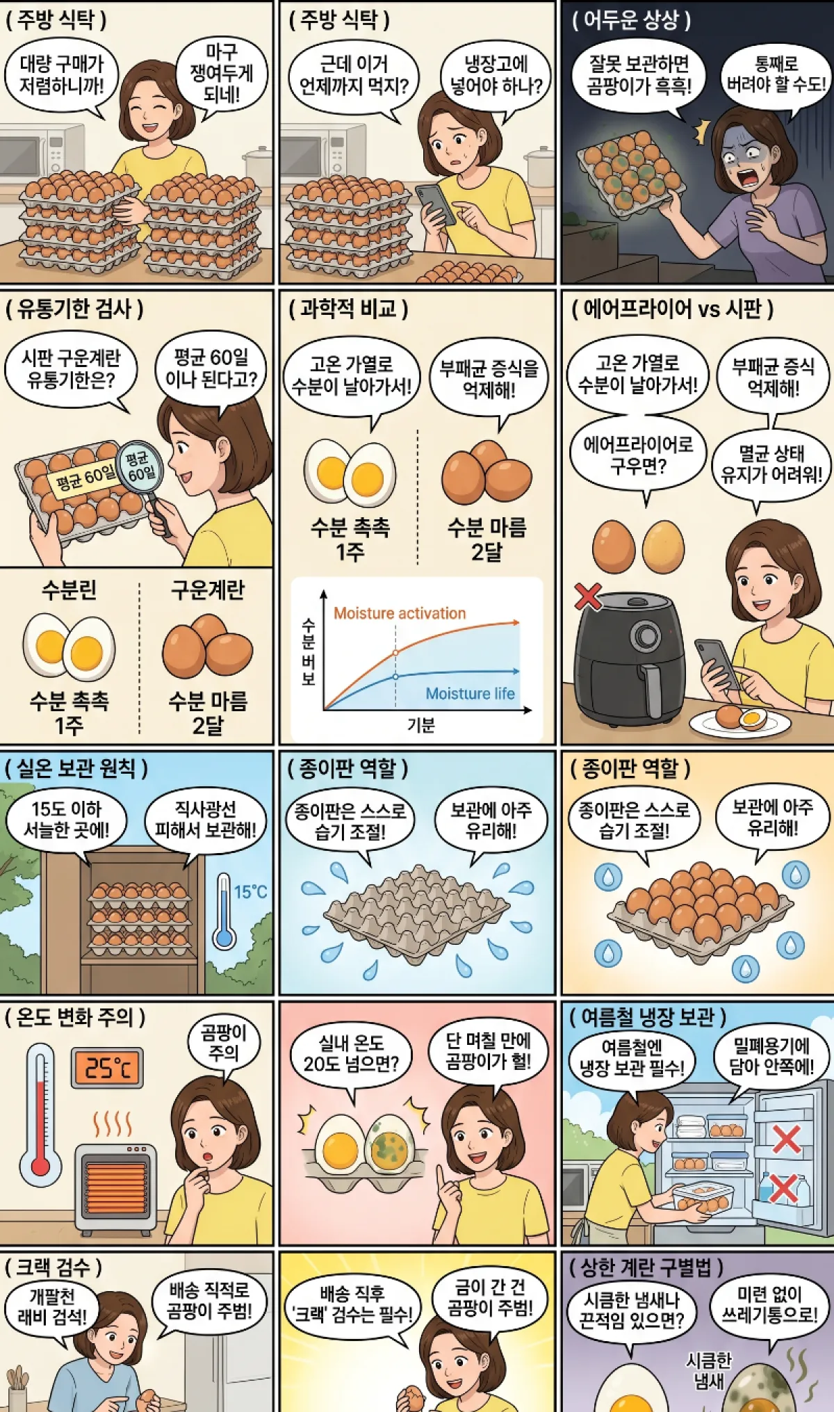 구운계란 유통기한, 일반 삶은 계란과 다른 과학적 이유