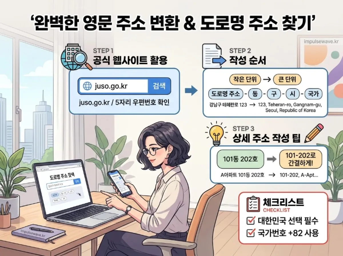 번지수 찾기 및 영문변환 주소 완벽 가이드 (2026)