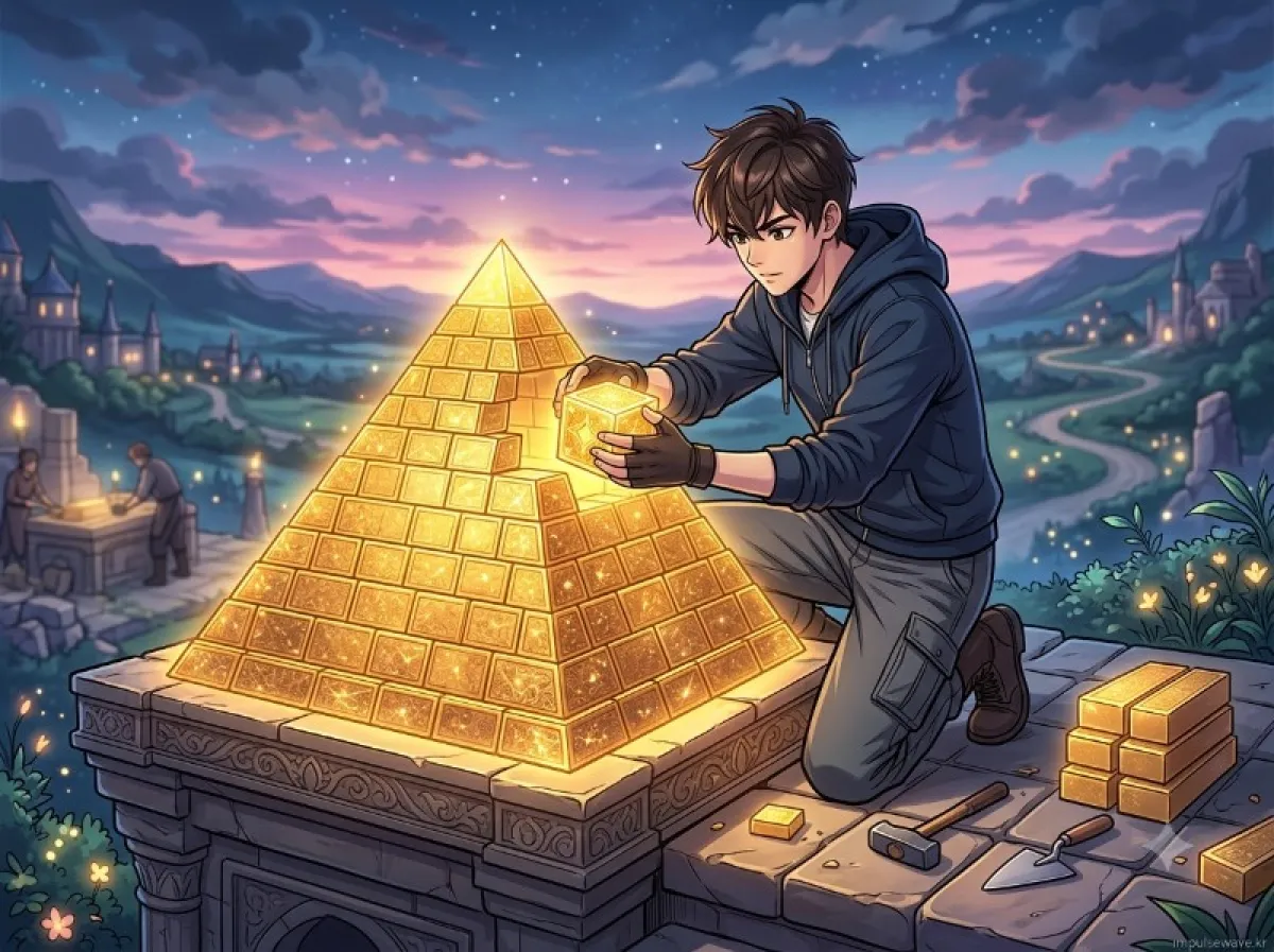 Person_building_glowing_pyramid_202608282146.jpeg